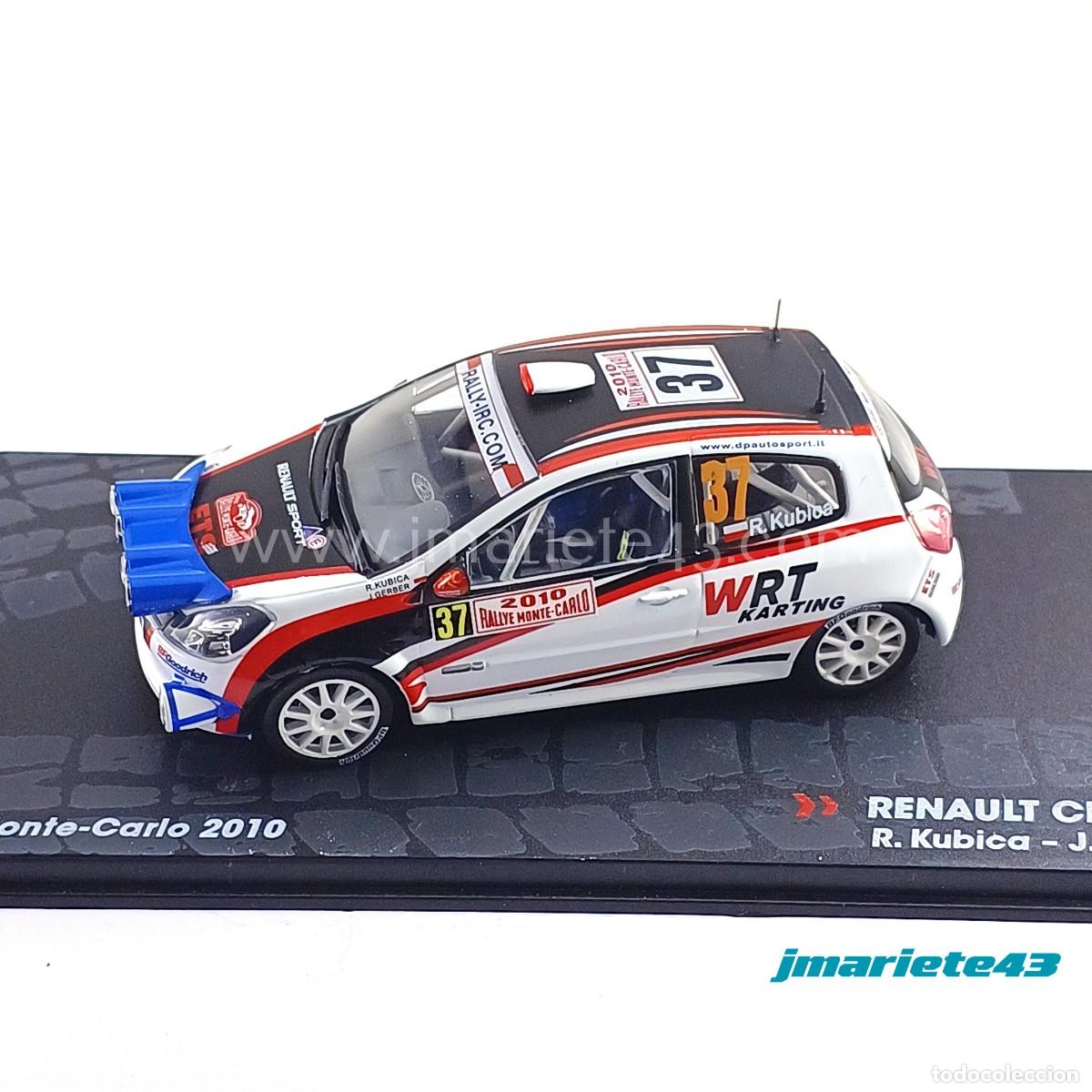 Voitures &agrave; l'&eacute;chelle: Renault Clio R3 #37 R. Kubica - J. Gerber Rally MonteCarlo 2010 1:43