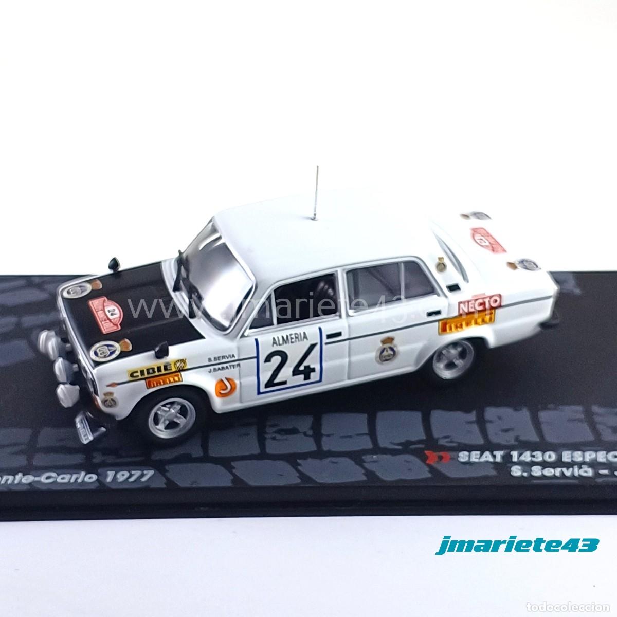 Voitures &agrave; l'&eacute;chelle: Seat 1430 Especial 1800 #24 S. Servia - J. Sabater Rally Monte Carlo 1977 1:43