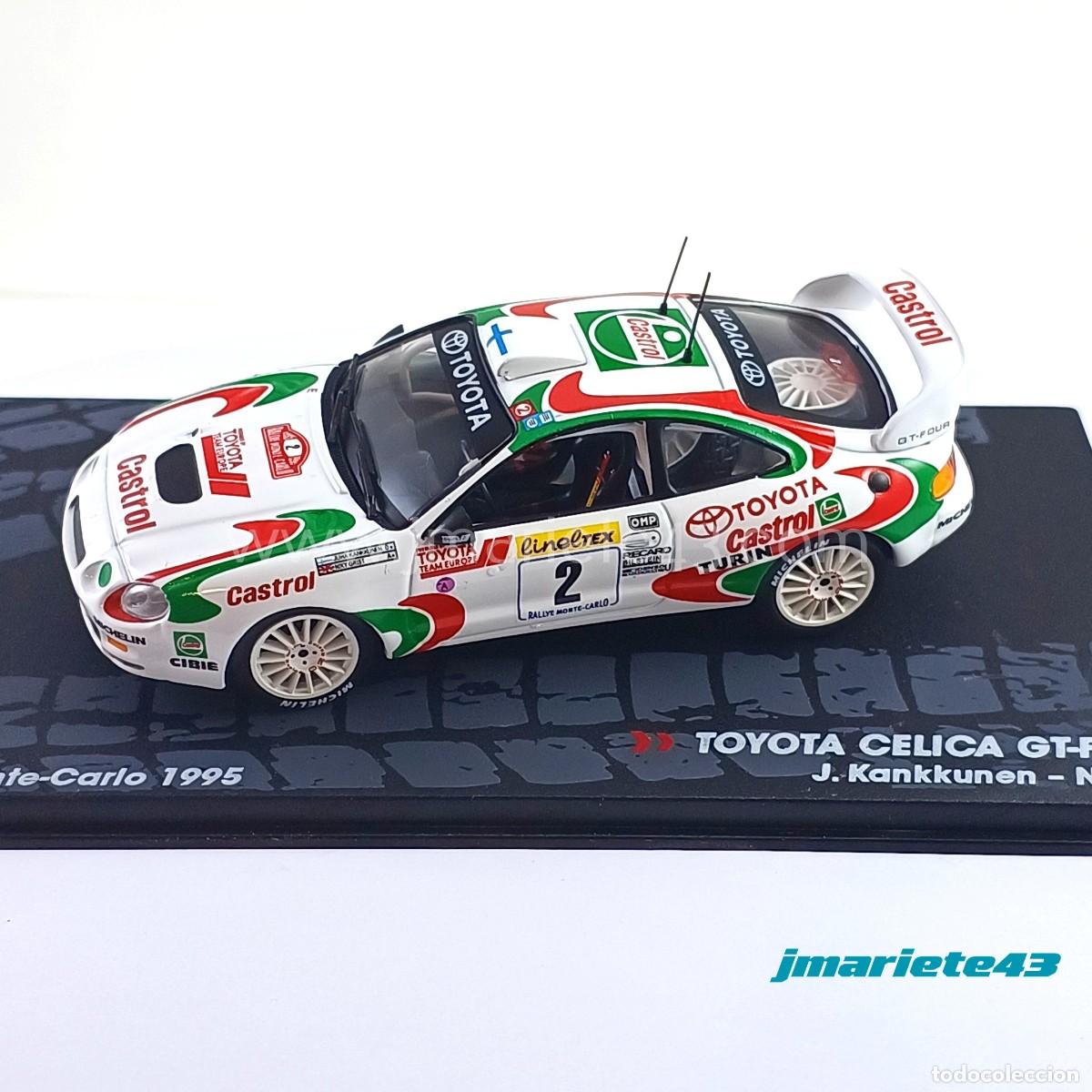 Voitures &agrave; l'&eacute;chelle: Toyota Celica GT4 #2 J. Kankkunen - N. Grist Rally Monte Carlo 1995 1:43