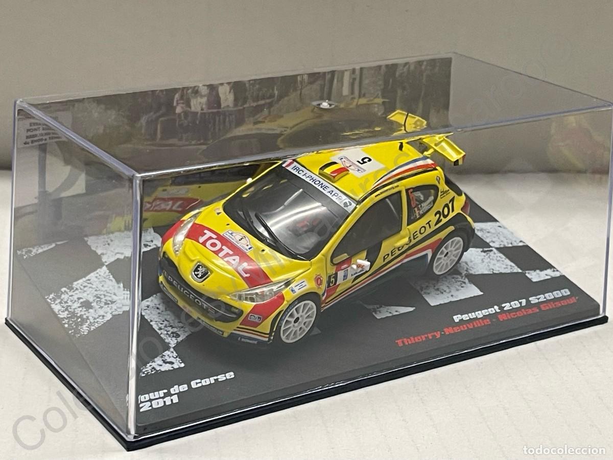 Coches a escala: Coche Rally Peugeot 207 Super 2000 -T Neuville -Tour de Corse 2011 (Esc. 1:43) N18,rallye,vencedores