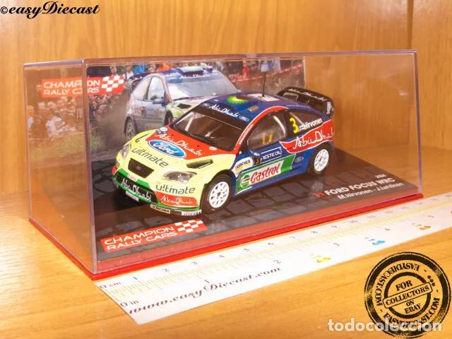 Voitures &agrave; l'&eacute;chelle: FORD FOCUS WRC HIRVONEN-LEHTINEN 1:43 NESTE OIL 2008#3