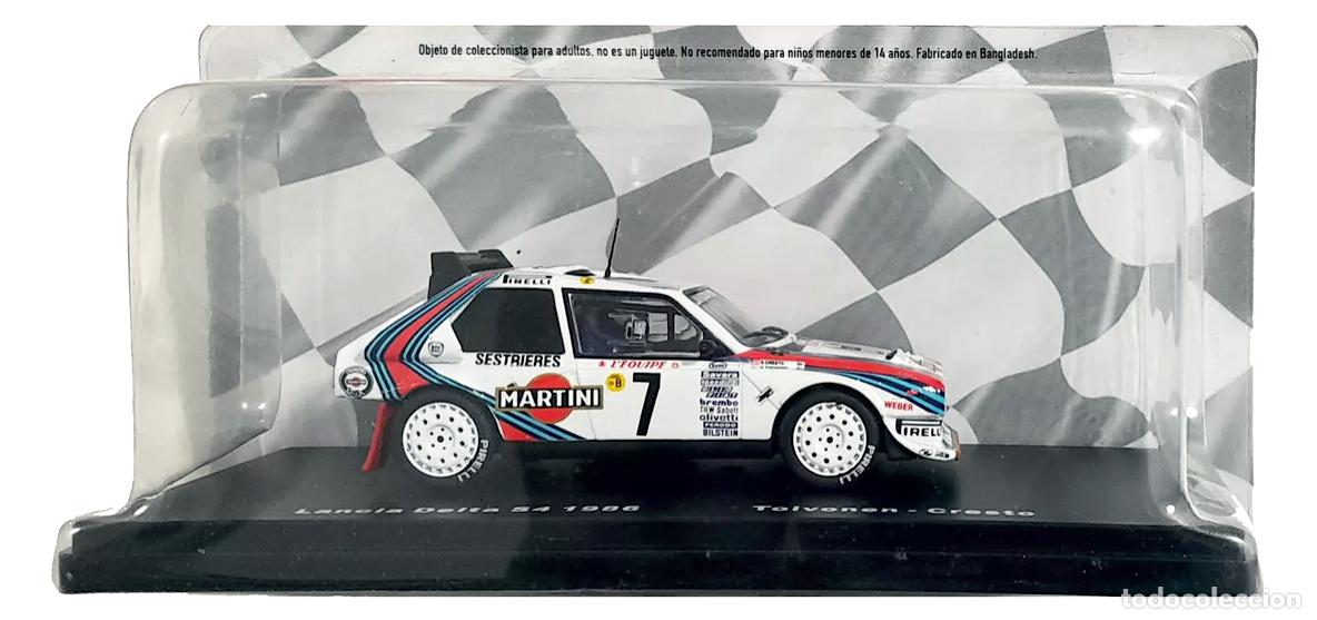 Coches a escala: Coche de rally Lancia Delta S4 - Rally Monte Carlo 1986 - Toivonen (Escala 1:43) Montecarlo, rallye