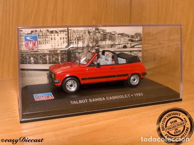 Coches a escala: TALBOT SAMBA (SIMCA) CABRIOLET RED 1:43 1983