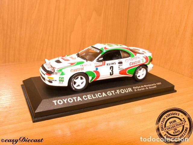 Coches a escala: TOYOTA CELICA GT-FOUR MONTECARLO 1993 1:43 D.AURIOL