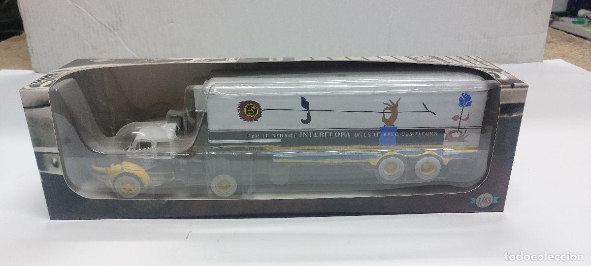 Coches a escala: Cami&oacute;n Articulado Altaya Escala 1:43 Interflora