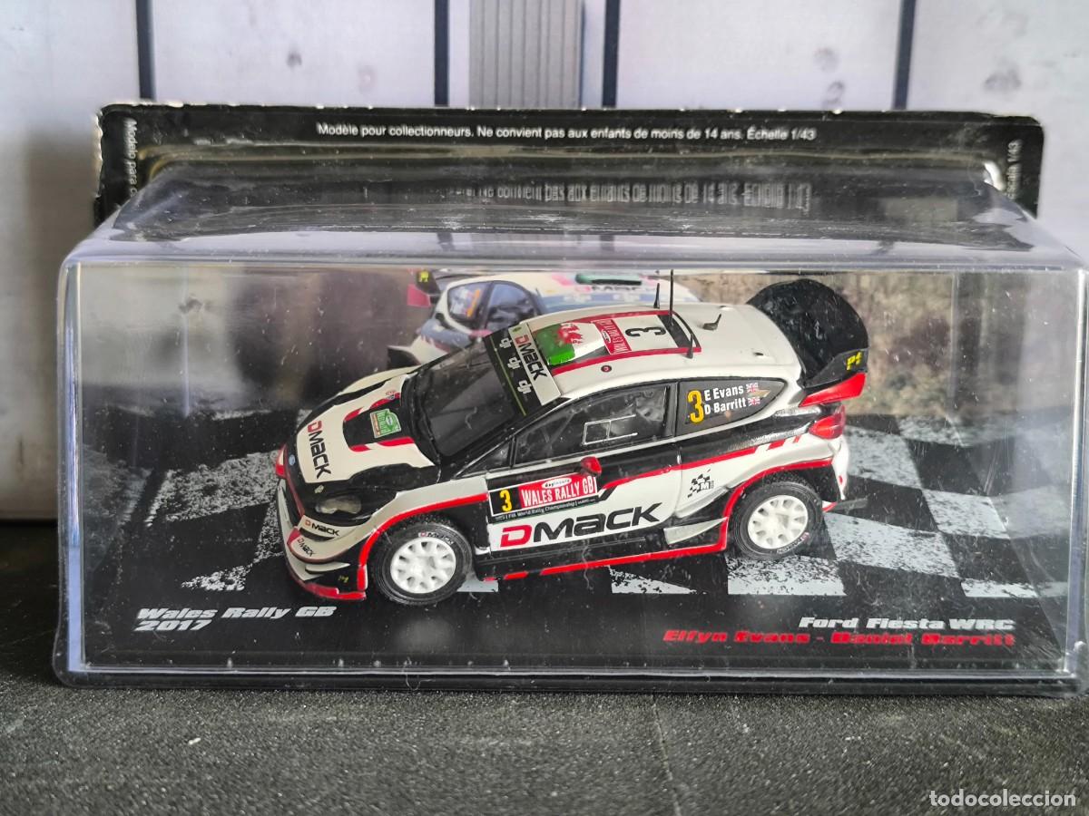 Voitures &agrave; l'&eacute;chelle: Rally. Ford Fiesta WRC. Evans-Gales 2017. Escala 1/43. Leer bien descripci&oacute;n.