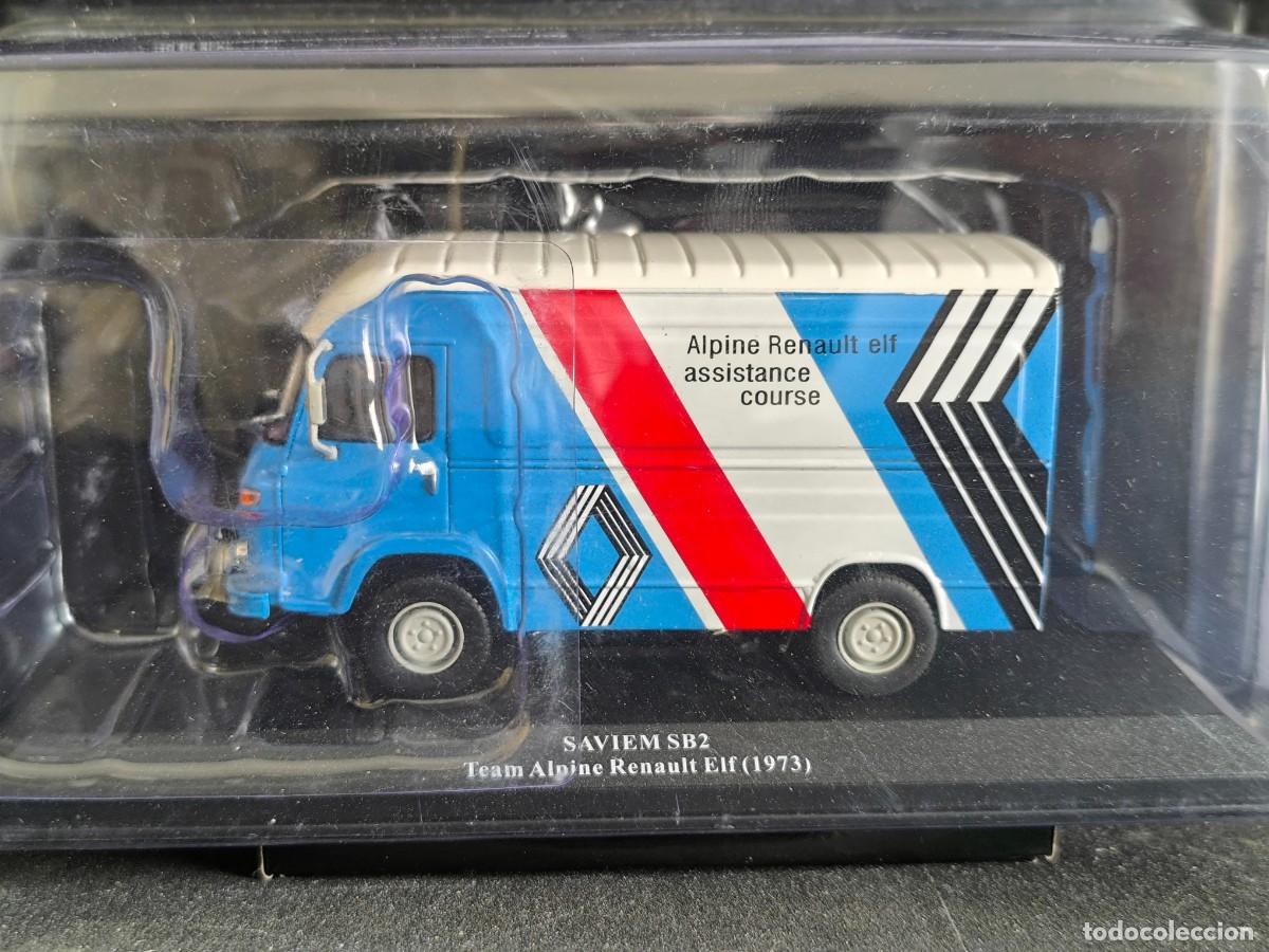 Coches a escala: Saviem SB2. Team Alpine Renault Elf 1973. Asistencia de rally 1/43. Leer bien descripci&oacute;n.
