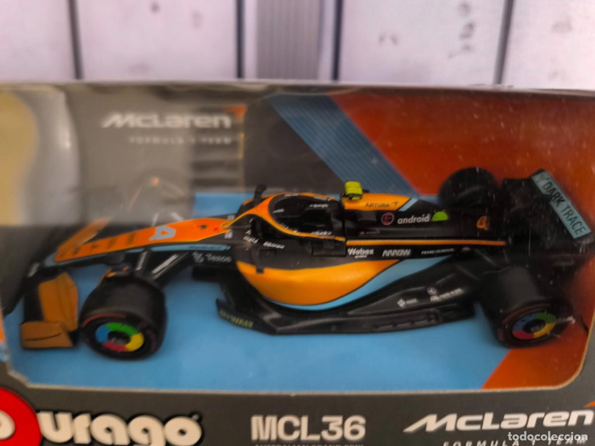 Coches a escala: F&oacute;rmula 1. McLaren MCL36. Norris Australia 2022. Burago 1/43. Leer bien descripci&oacute;n.