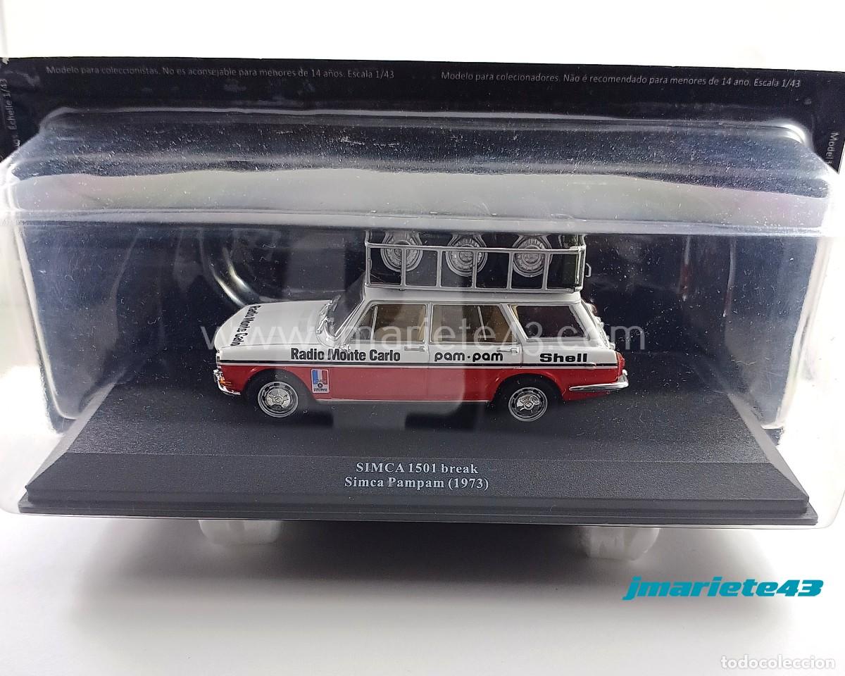 Carros em escala: SIMCA 1500 BREAK - Equipo radio Montecarlo 1:43