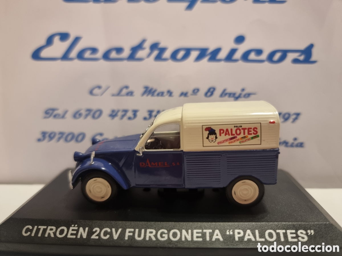 Coches a escala: Citroen 2CV furgoneta de Palotes escala 1/43