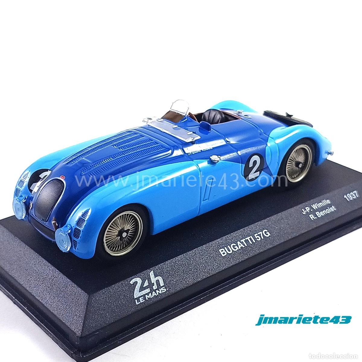 Modellautos: Bugatti 57G #2 JP. Wimille - R. Benoist Le Mans 1937 1:43