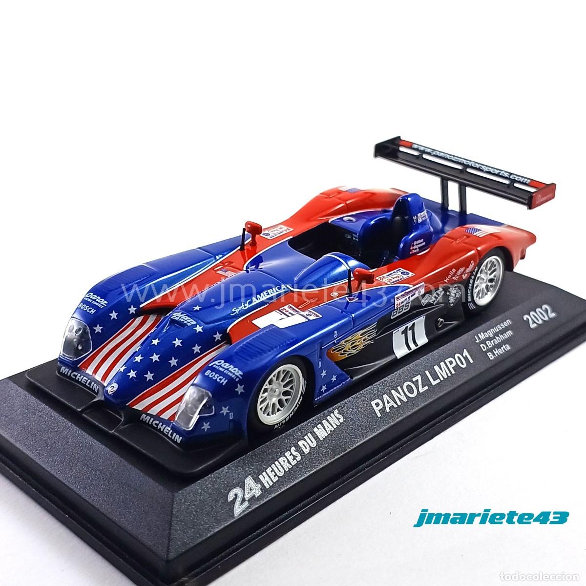 Auto in scala: PANOZ LME01 EVO #11 Magnussen - Brabham - Herta Le Mans 2002 1:43