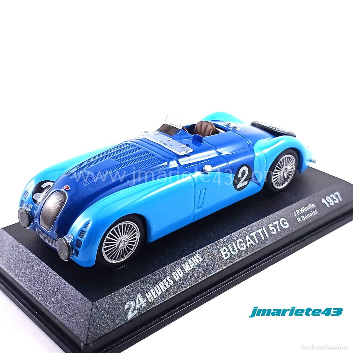Auto in scala: BUGATTI 57G #2 Wimille - Benoist Le Mans 1937 1:43