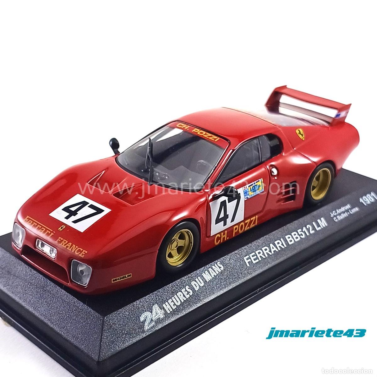 Auto in scala: FERRARI BB512 LM #47 Ballot Lena - Andruet Le Mans 1981 1:43