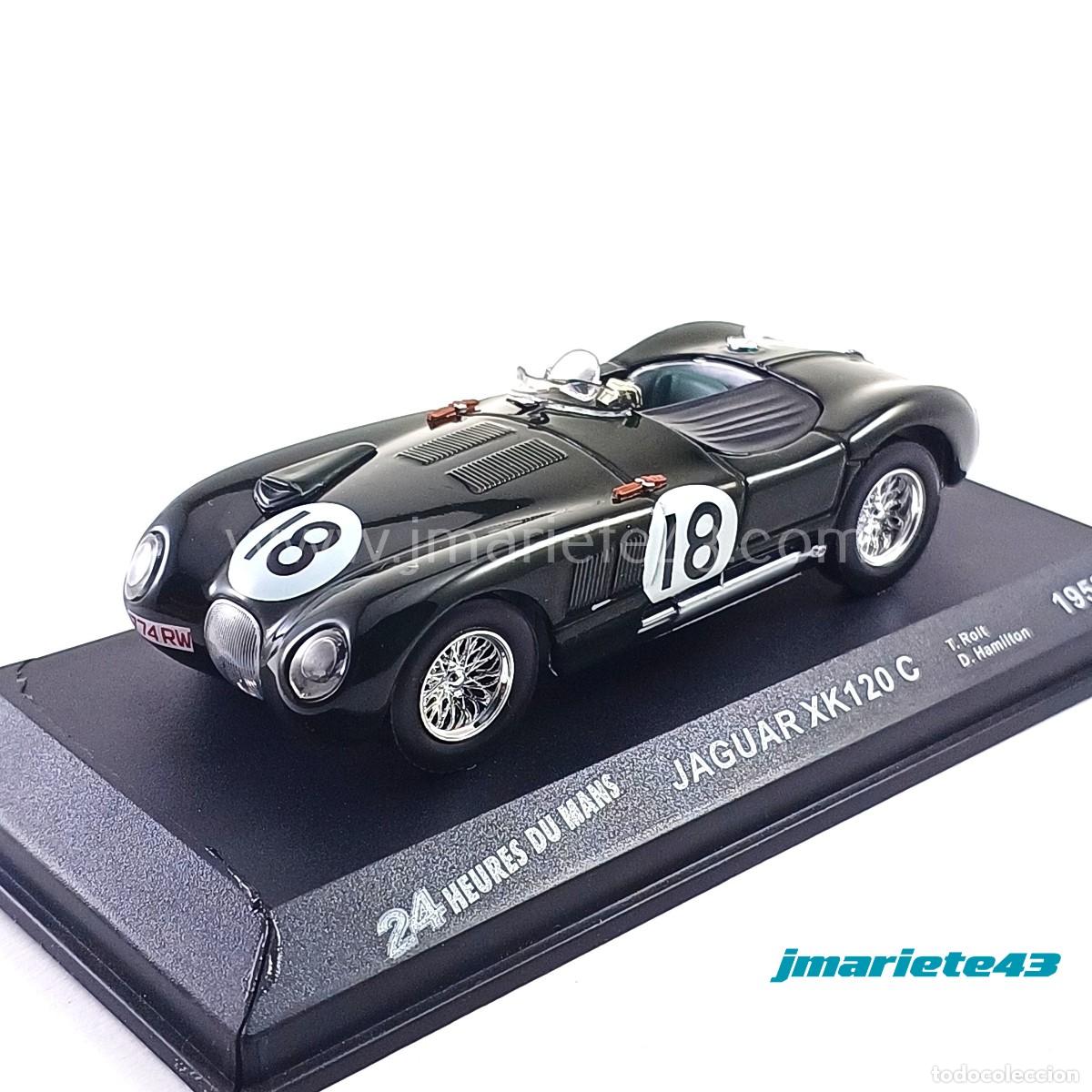 Coches a escala: JAGUAR XK120 C #18 C Rolt - Hamilton Le Mans 1953 1:43