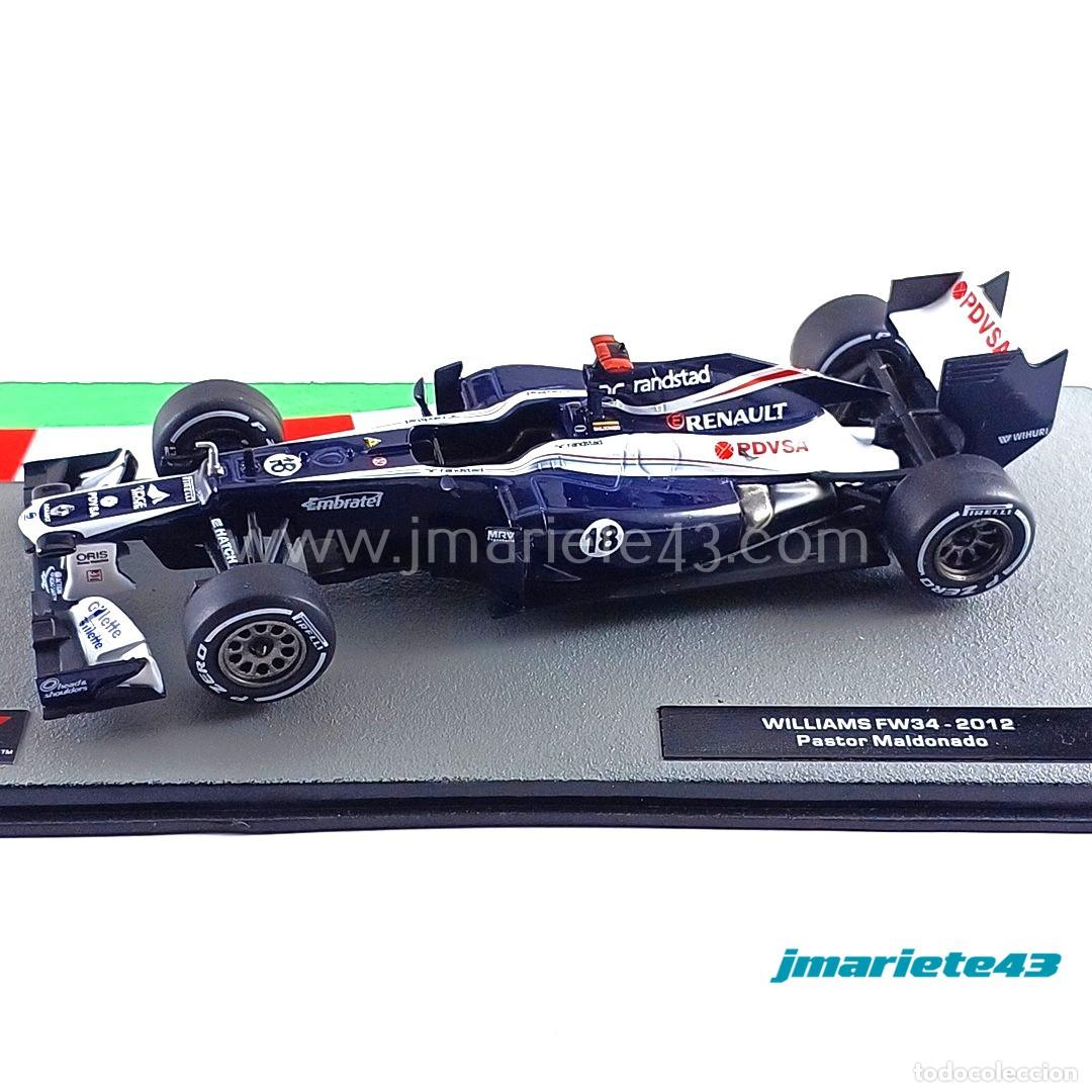 Carros em escala: Williams FW34 2012 Pastor Maldonado 1:43