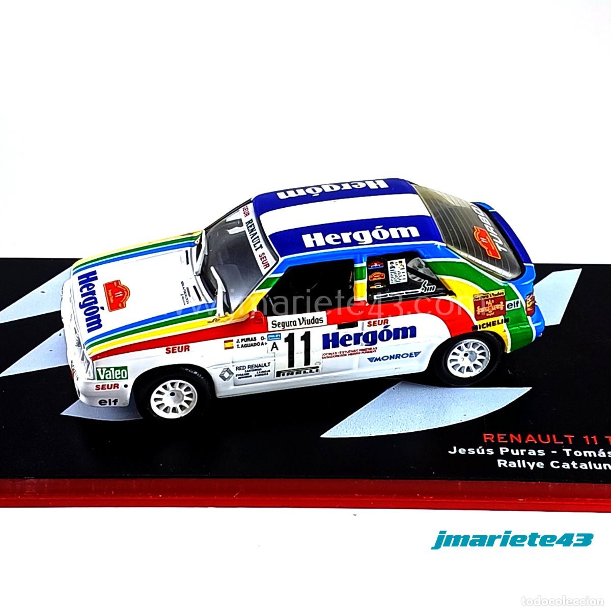Model Cars: Renault R11 Turbo #11 J. Puras - T. Aguado Catalunya 1987 1:43