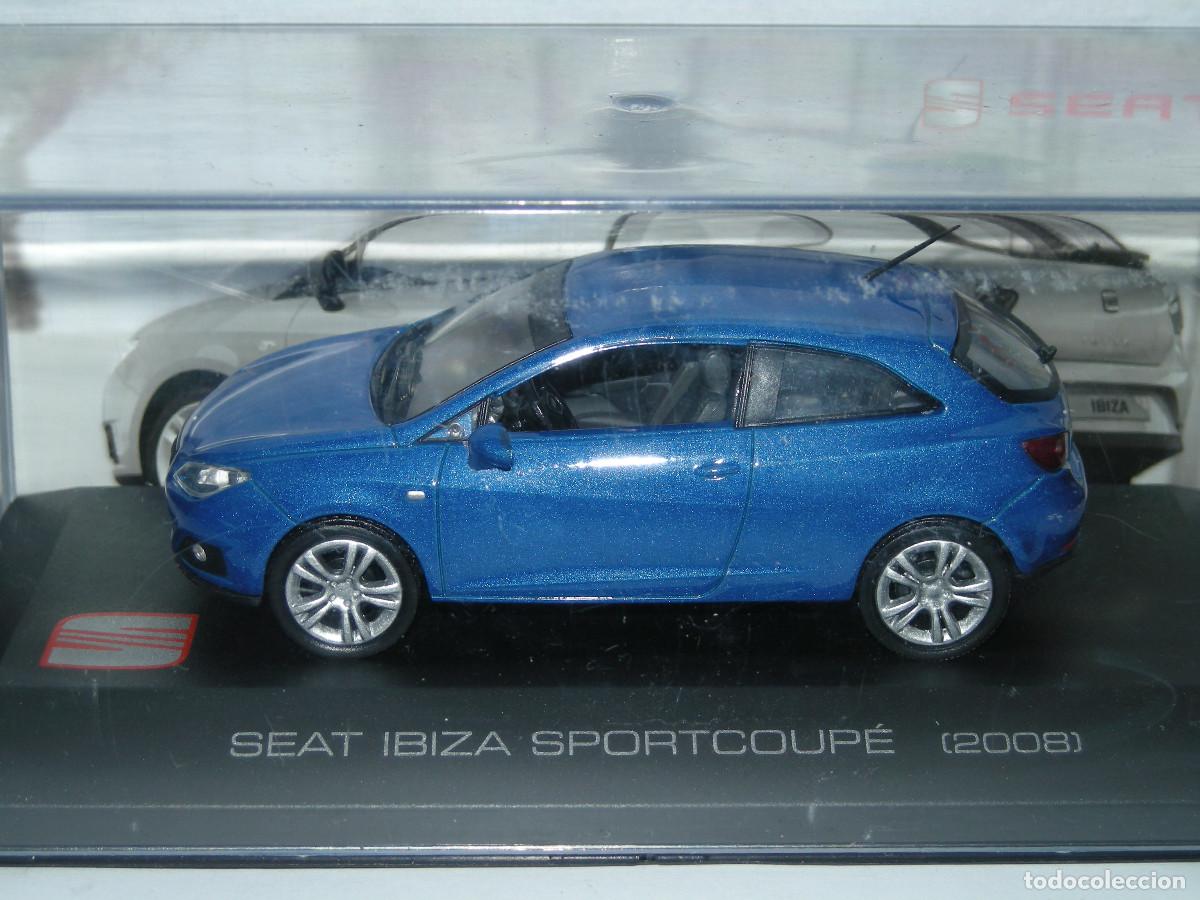 Voitures &agrave; l'&eacute;chelle: SEAT IBIZA SPORT COUPE (2008) COLOR AZUL