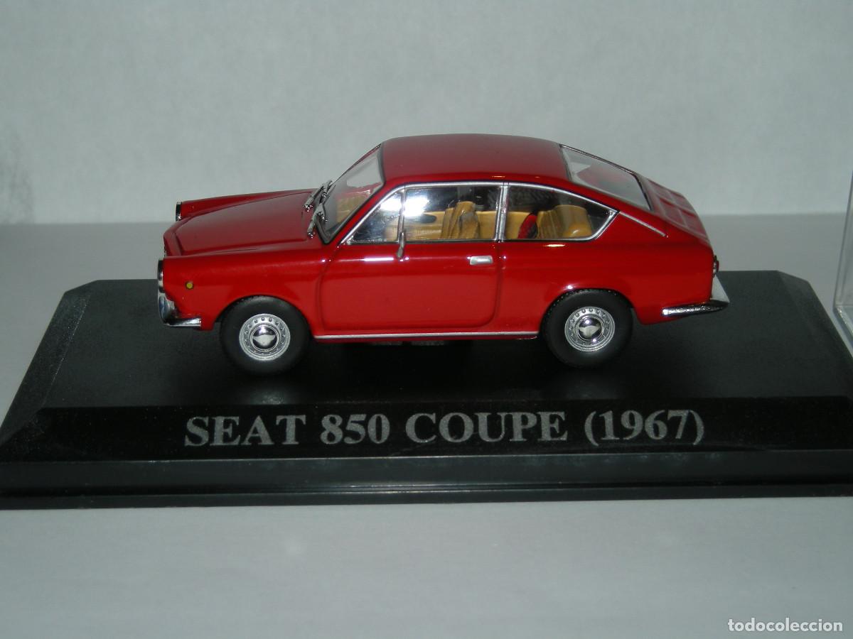 Voitures &agrave; l'&eacute;chelle: SEAT 850 COUPE (1967) COLOR ROJO