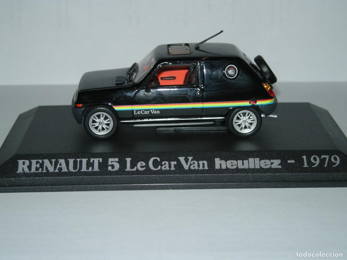 Voitures &agrave; l'&eacute;chelle: RENAULT 5 LE CAR VAN HEULIEZ (1979) COLOR NEGRO