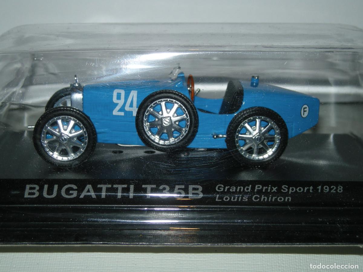 Voitures &agrave; l'&eacute;chelle: BUGATTI T35B (1928) COLOR AZUL