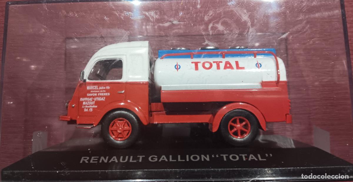 Voitures &agrave; l'&eacute;chelle: RENAULT GALLION &rdquo;TOTAL&rdquo; COLOR ROJO Y BLANCO
