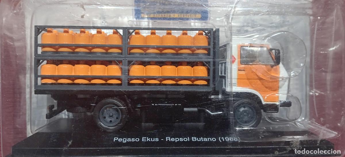 Model Cars: PEGASO EKUS &rdquo;REPSOL BUTANO &rdquo; (1988) COLOR BLANC0 Y NARANJA