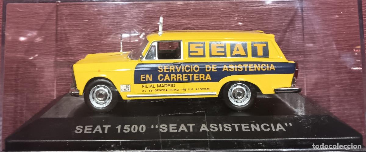Model Cars: SEAT 1500 &rdquo;SEAT ASISTENCIA&rdquo; COLOR AMARILLO YAZUL