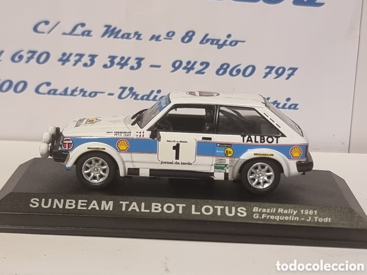 Carros em escala: Talbot Sunbeam Lotus Rally 1981 escala 1/43
