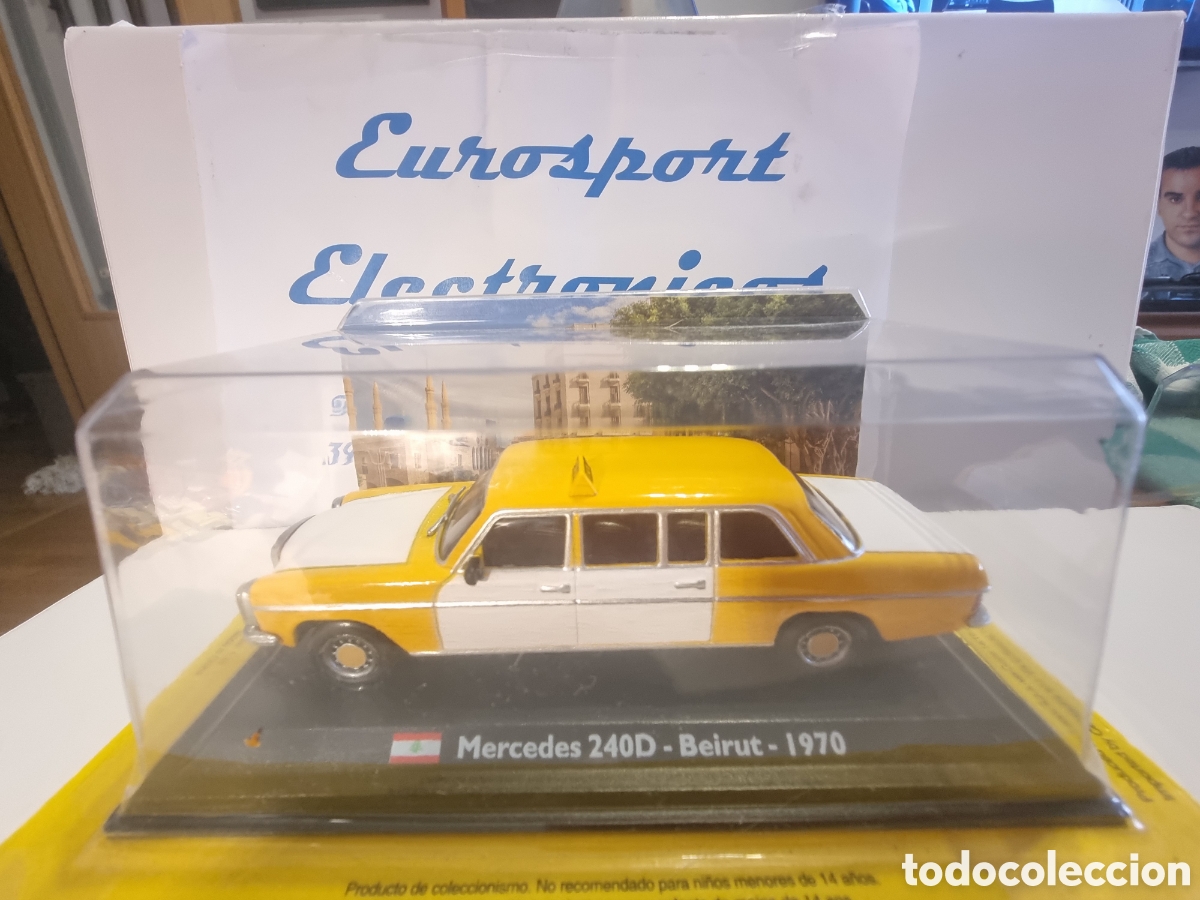 Carros em escala: Mercedes 240D taxi Beirut 1/43