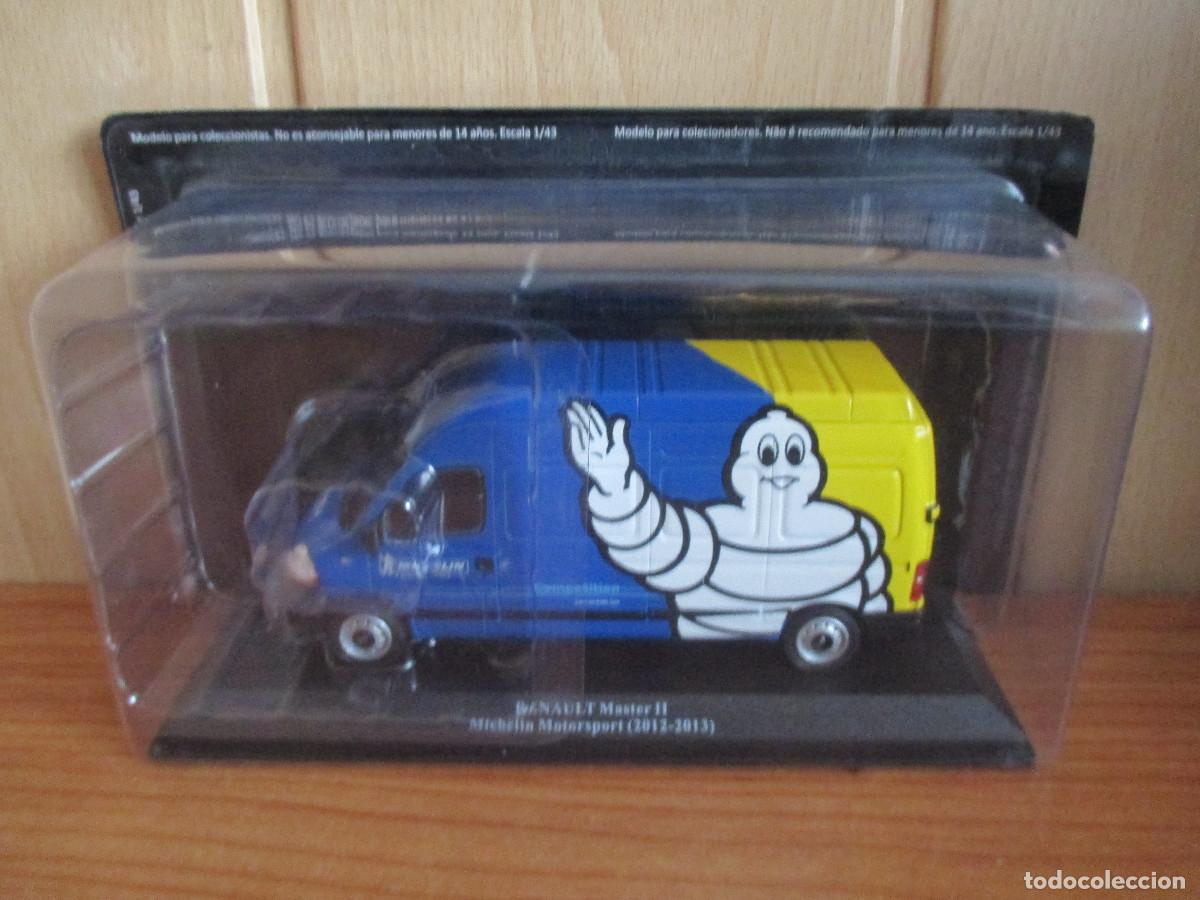 Model Cars: PLANETA AGOSTINI: FURGONETA RENAULT MASTER 11 , MICHELIN MOTORSPORT (2012-13 ), ESCALA 1/43