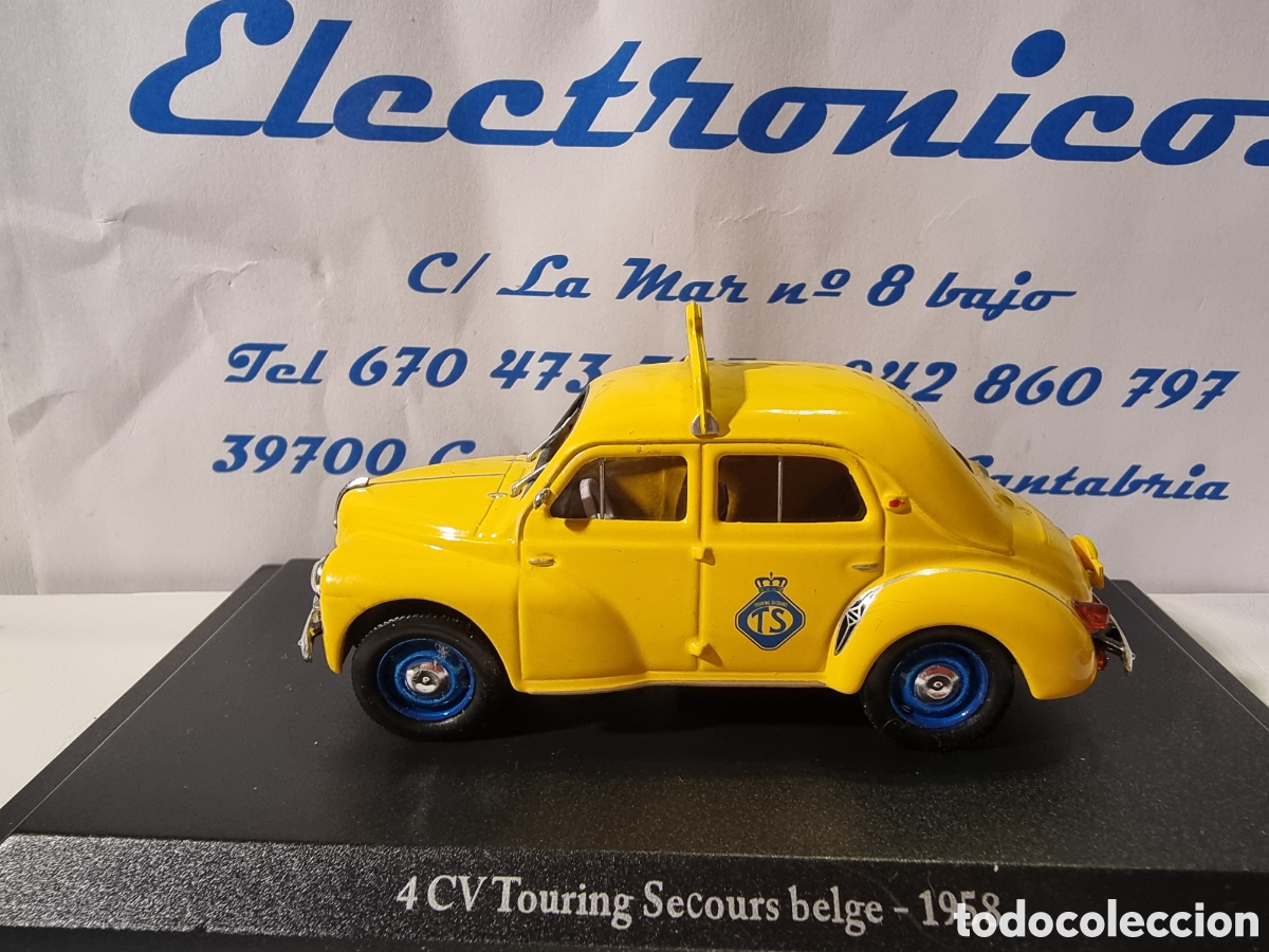 Model Cars: Renault 4CV Touring secours belge escala 1/43