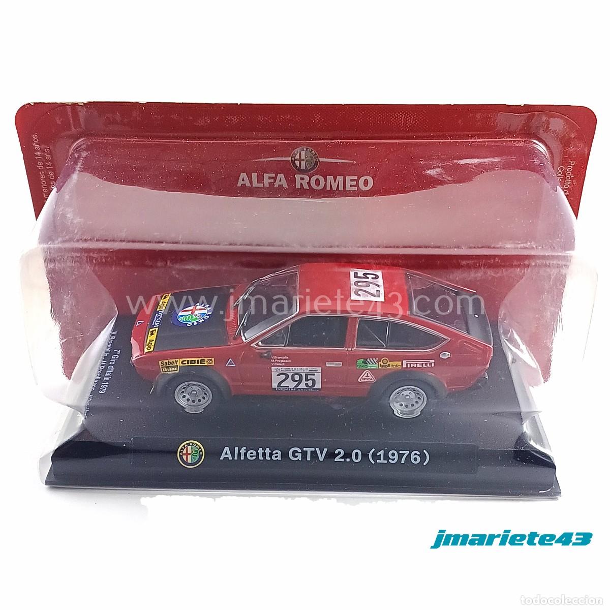 Model Cars: Alfa Alfetta GTV 2.0 #295 Bambrilla - Pregliasco - Reisoli Giro Italia 1976 1:43