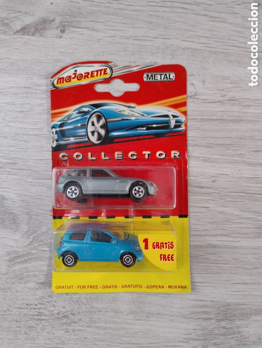 Coches a escala: BLISTER CON DOS COCHES MAJORETTE TOYOTA YARIS Y BMW Z3 COUPE NUEVO