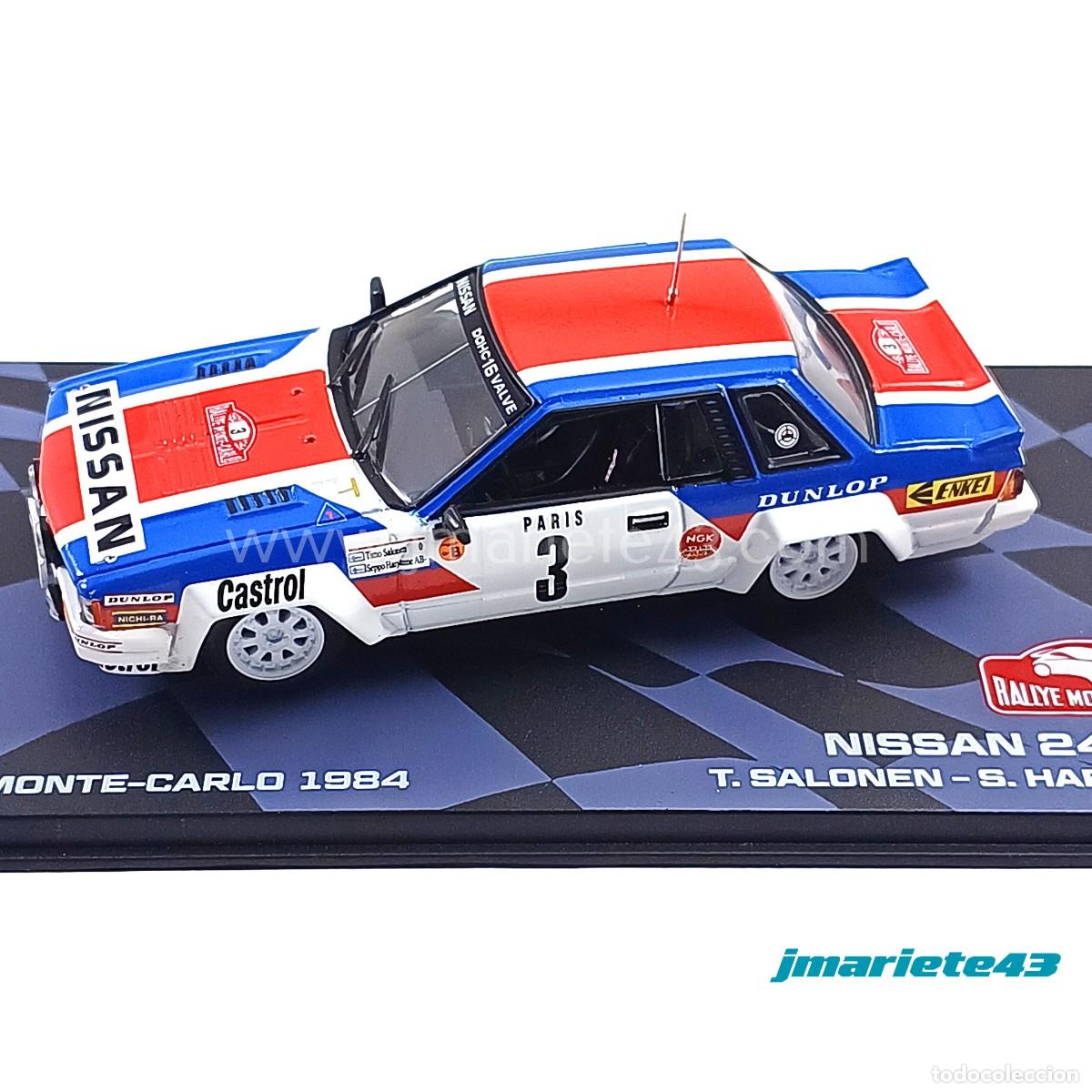 Auto in scala: Nissan 240 RS #3 T. Salonen - S. Harjanne MonteCarlo 1984 1:43