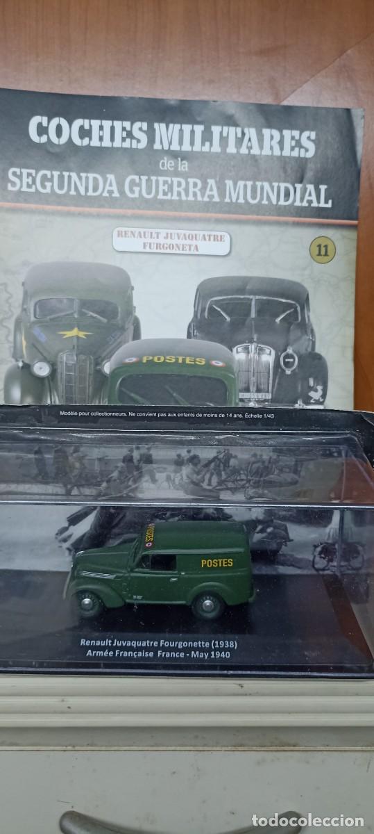 Voitures &agrave; l'&eacute;chelle: RENAULT JUVECUATRE n&ordm;11 COCHES MILITARES ii GUERRA MUNDIAL