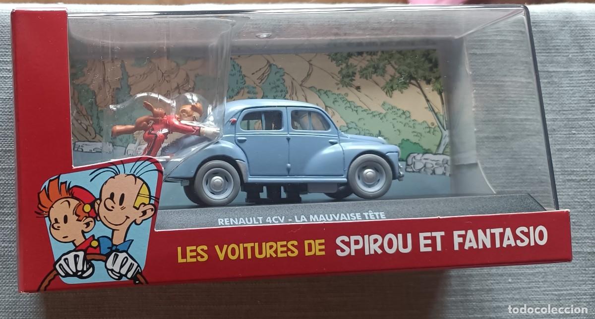 Voitures &agrave; l'&eacute;chelle: Coche Les voitures de Spirou y Fantasio 1/43 3 Renault 4CV