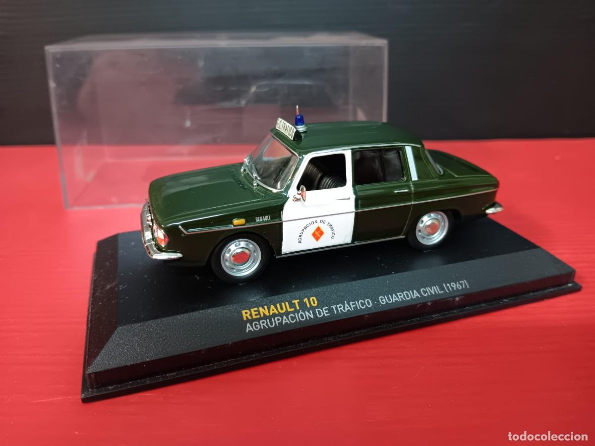 Auto in scala: coche renault 10 guardia civil a&ntilde;o 1967 escala 1/43 nuevo en su caja