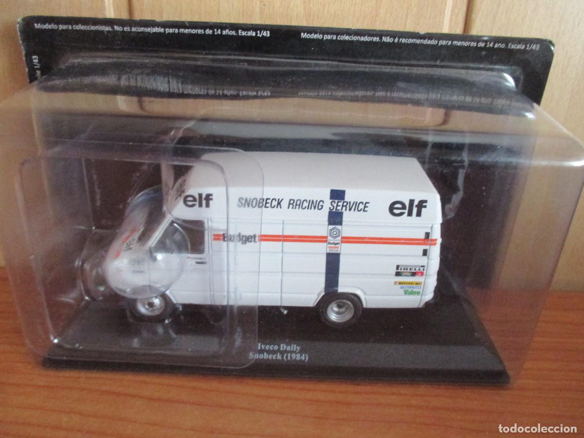 Model Cars: PLANETA AGOSTINI: FURGONETA IVECO DAILY , SNOBECK RACING SERVICE ( 1984), ESCALA 1/43