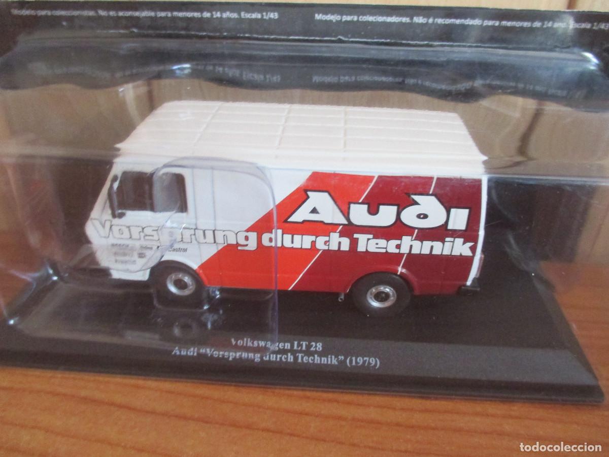 Model Cars: PLANETA AGOSTINI: FURGONETA WOLKSWAGEN LT 28 , AUDI ( 1979), ESCALA 1/43