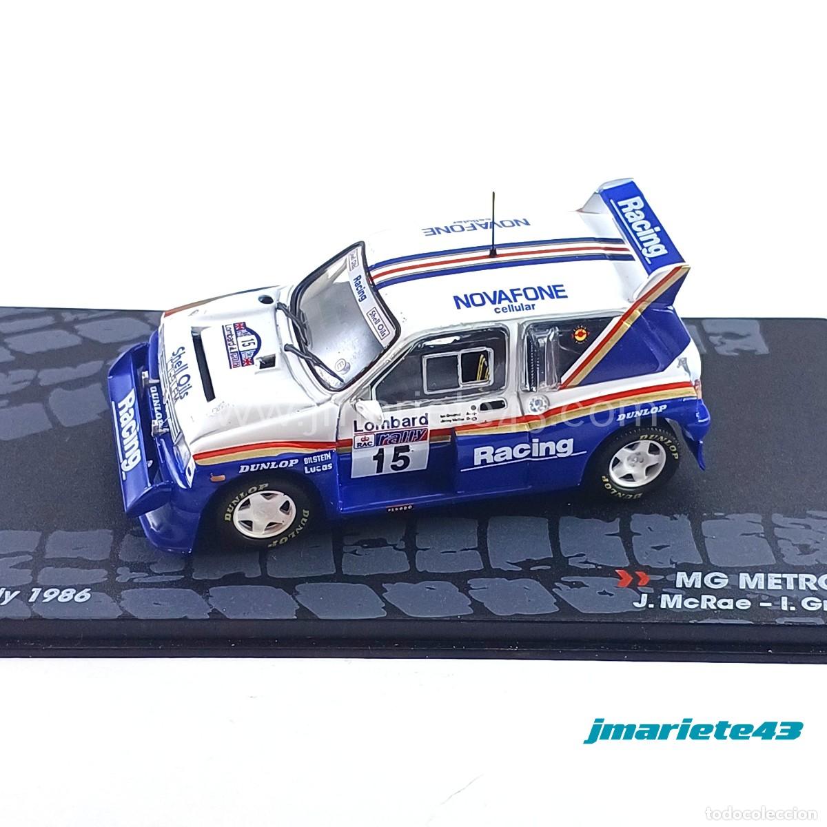 Coches a escala: Austin Metro #15 J. McRae- I. Grindrod Rally RAC 1986 1:43