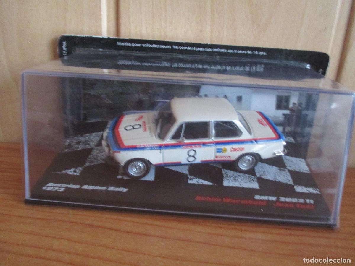 Model Cars: MAQUETA COCHE RALLY DE COLECCION ESCALA 1/43 : MODELO BMW 2002 T1 , Austrian Alpine Rally (1973 )