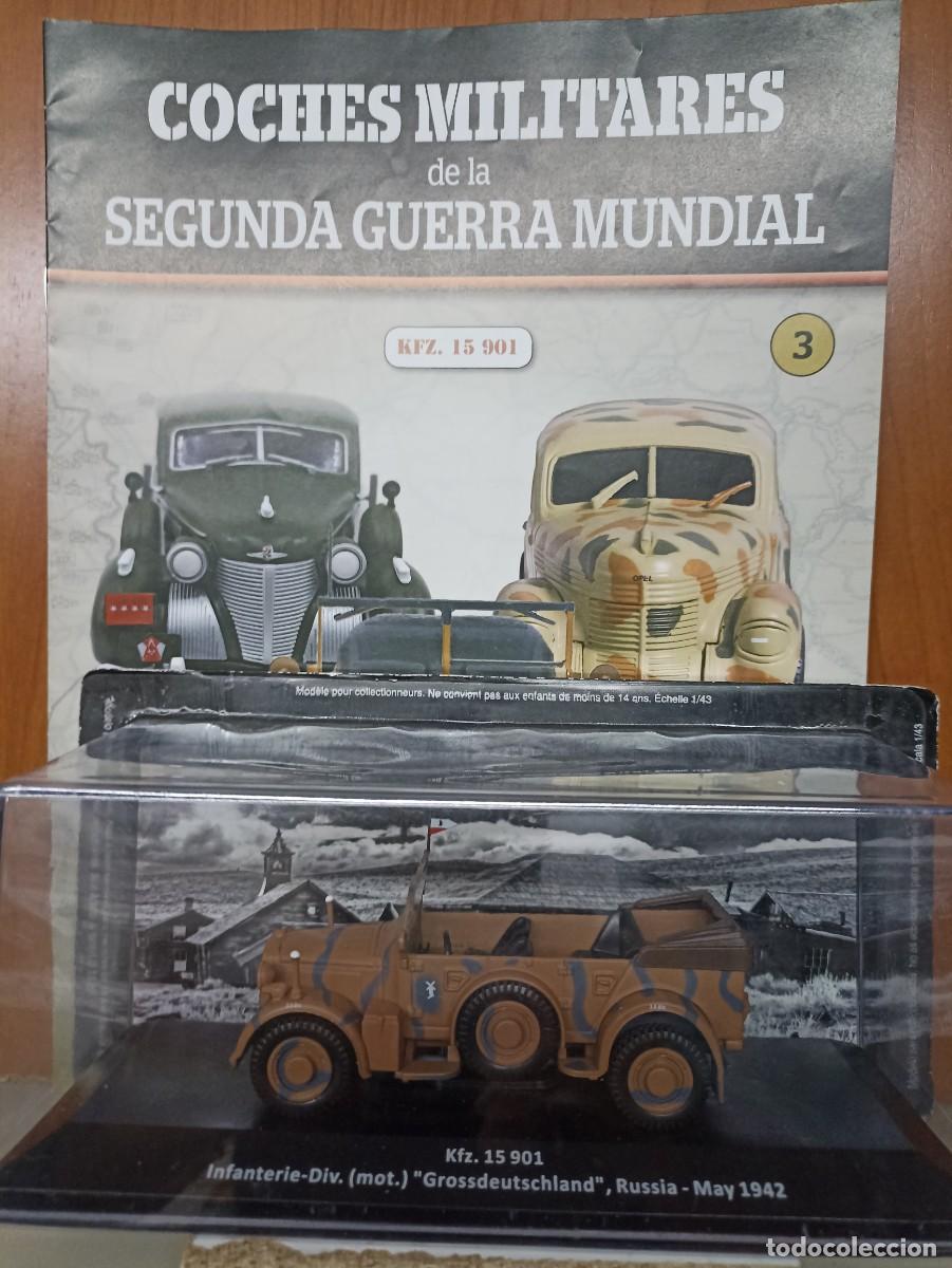 Voitures &agrave; l'&eacute;chelle: KFZ 15 COCHES MILITARES II N&ordm;3 GUERRA MUNDIAL ALTAYA