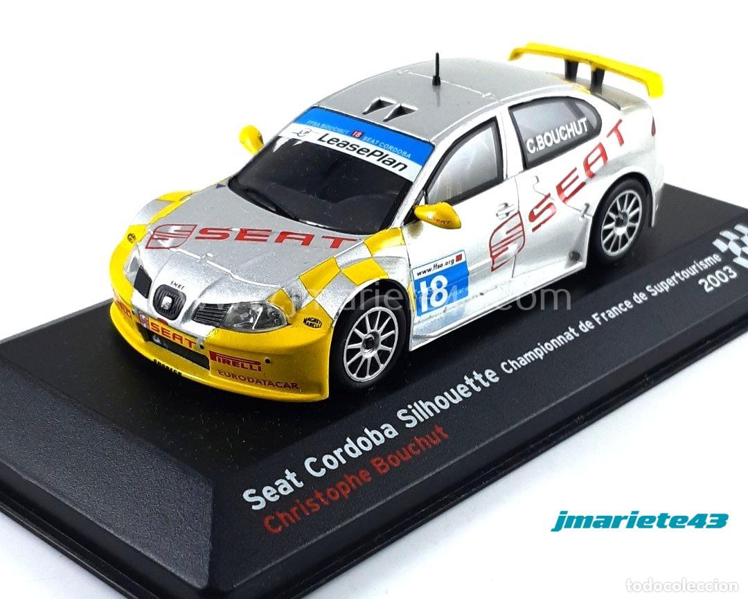 Auto in scala: Seat Cordoba Silhouete #18 C. Bouchut Championat France Superturisme 2003 1:43
