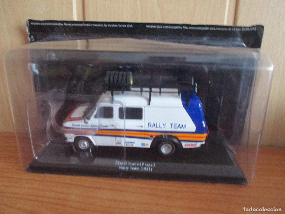Coches a escala: PLANETA AGOSTINI: FURGONETA FORD TRANSIT PHASE 2 , RALLY TEAM (1981 ), ESCALA 1/43
