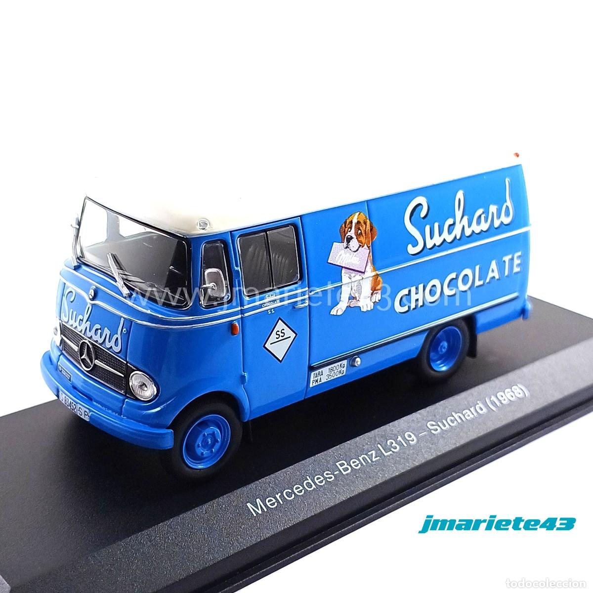 Voitures &agrave; l'&eacute;chelle: Mercedes-Benz L319 D - Suchard 1968 1:43