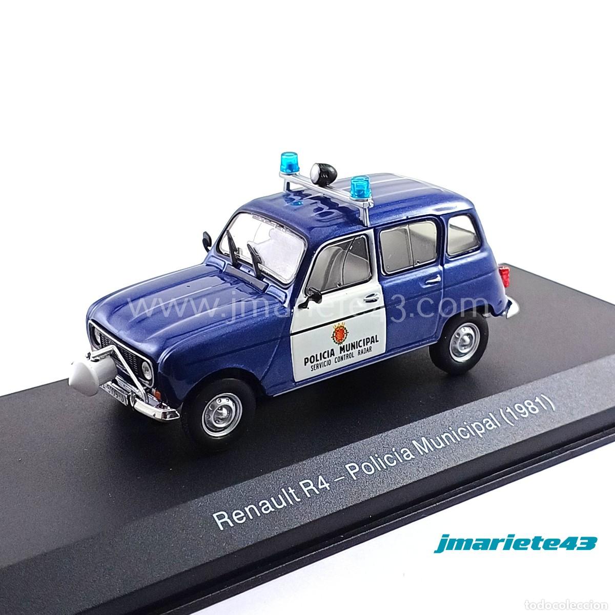 Voitures &agrave; l'&eacute;chelle: Renault R4 - Policia Municipal Valladolid 1981 1:43
