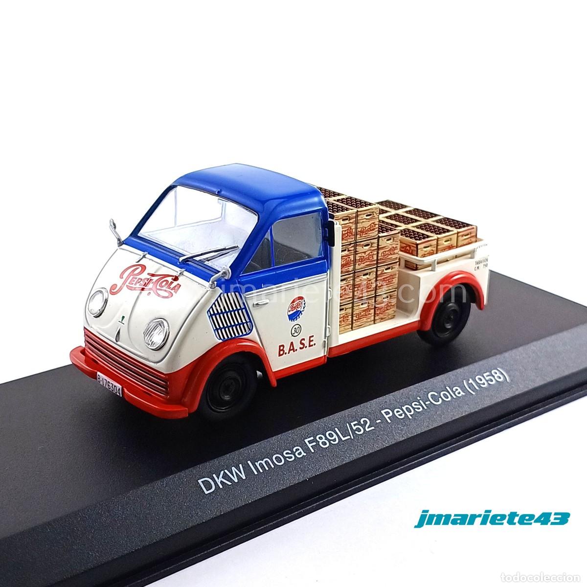 Voitures &agrave; l'&eacute;chelle: DKW Imosa F89L - 52 - Pepsi-Cola 1958 1:43