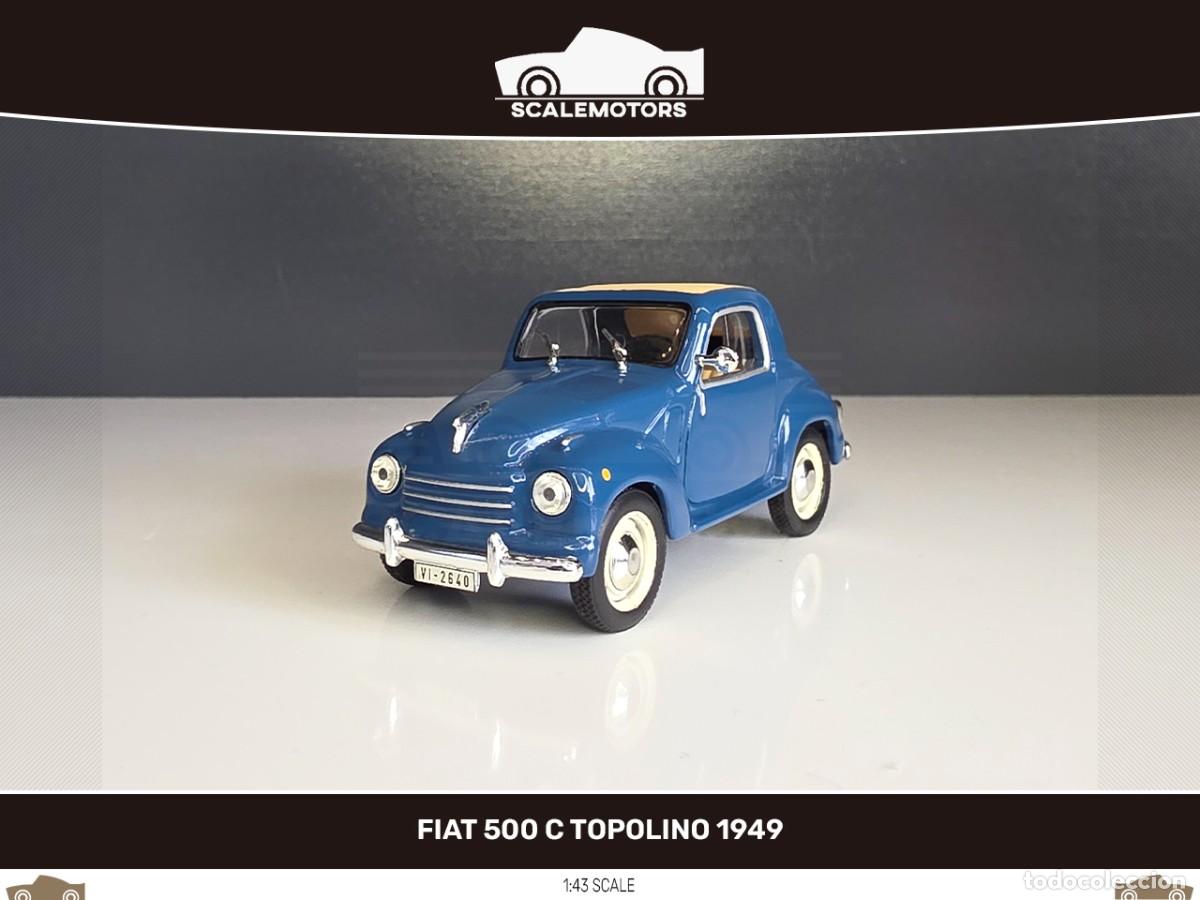 Mercury N°10 – Fiat 500 C Topolino Miniature 1/43 – Gris – Occasion