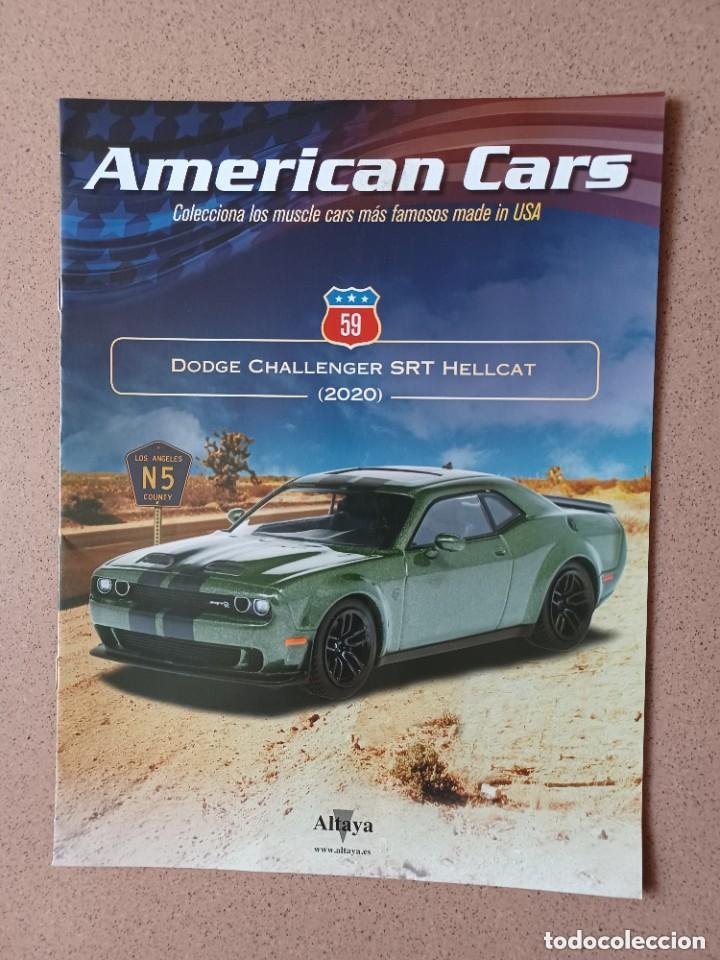 Voitures &agrave; l'&eacute;chelle: Fasc&iacute;culo 59 Dodge Challenger SRT Hellcat (2020) American Cars Altaya .( TENGO DEL 1 AL 59)